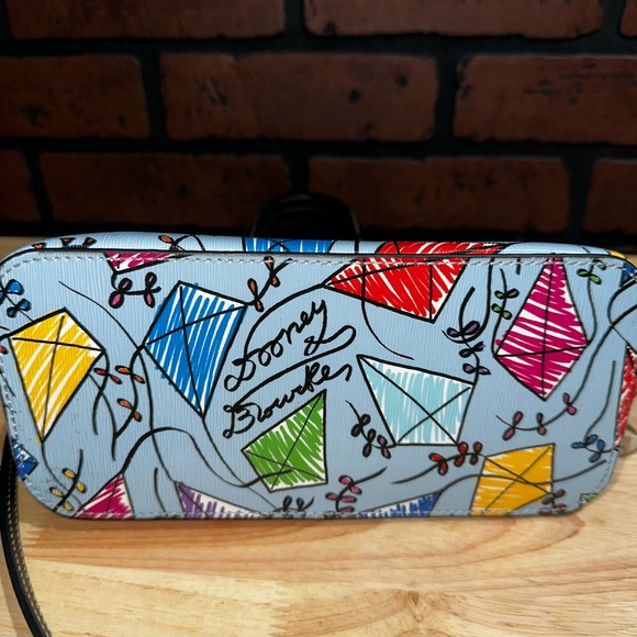 Dooney & Bourke Multicolor Kite Print Satchel - Picture 10 of 10